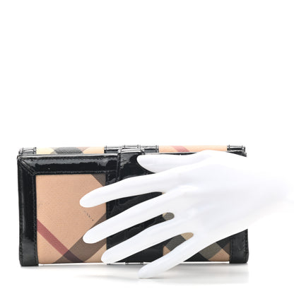 Burberry Supernova Check Constance Continental Wallet Black 2 of 9
