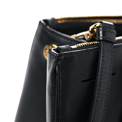 Prada Saffiano Large Galleria Double Zip Tote Black 26 of 27