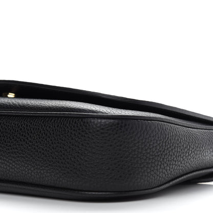 Gucci Pebbled Calfskin Medium Soho Flap Crossbody Black 9 of 11