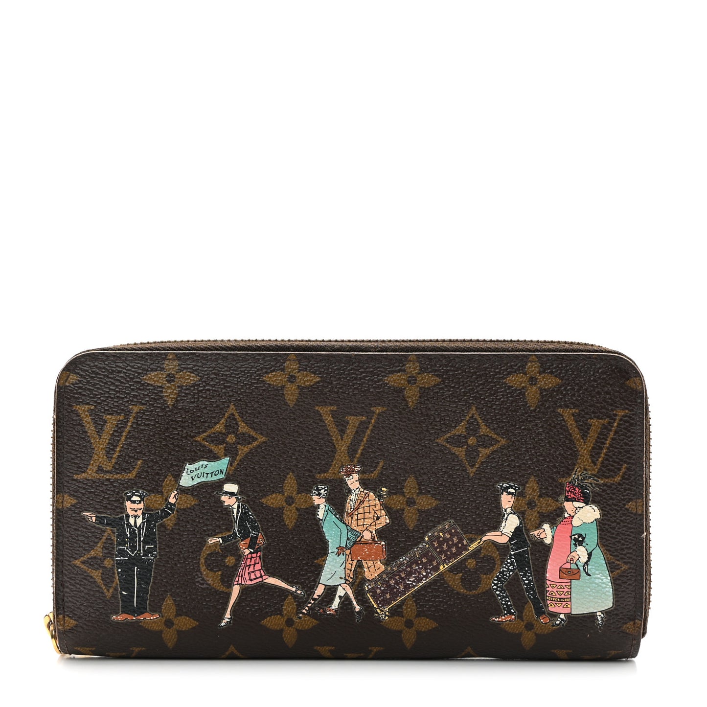Monogram Illustre Zippy Wallet Rose