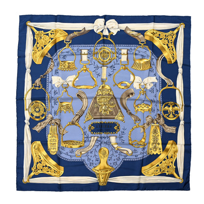 Hermes Silk Concours D Etriers Scarf 90 1 of 4