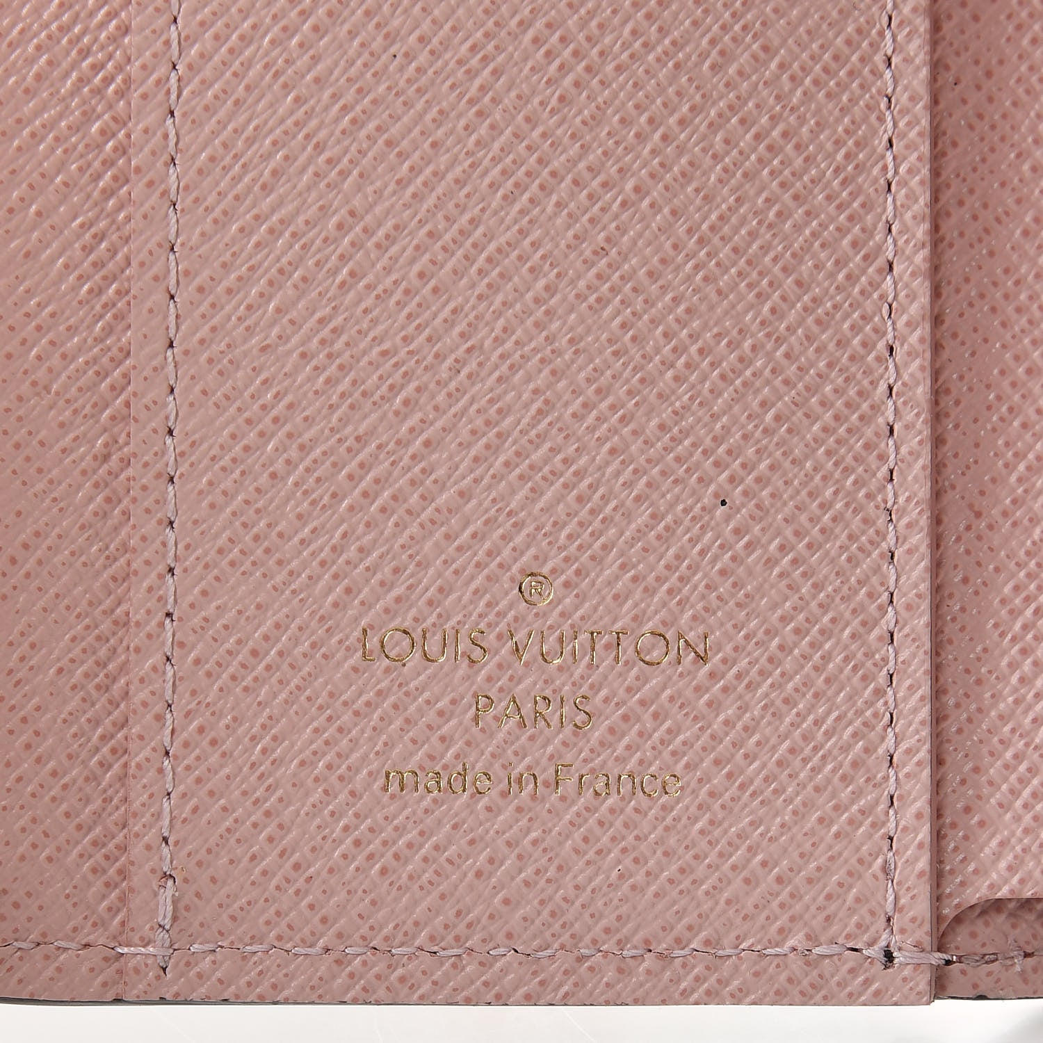 Louis Vuitton Damier Ebene Zoe Wallet Rose Ballerine 6 of 8