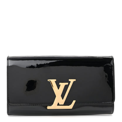 Louis Vuitton Patent Louise Clutch Black 1 of 8