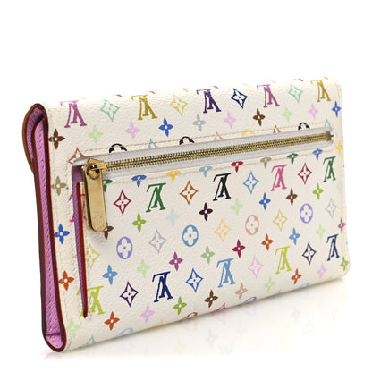 Louis Vuitton Monogram Multicolor Eugenie Wallet White Litchi 3 of 6
