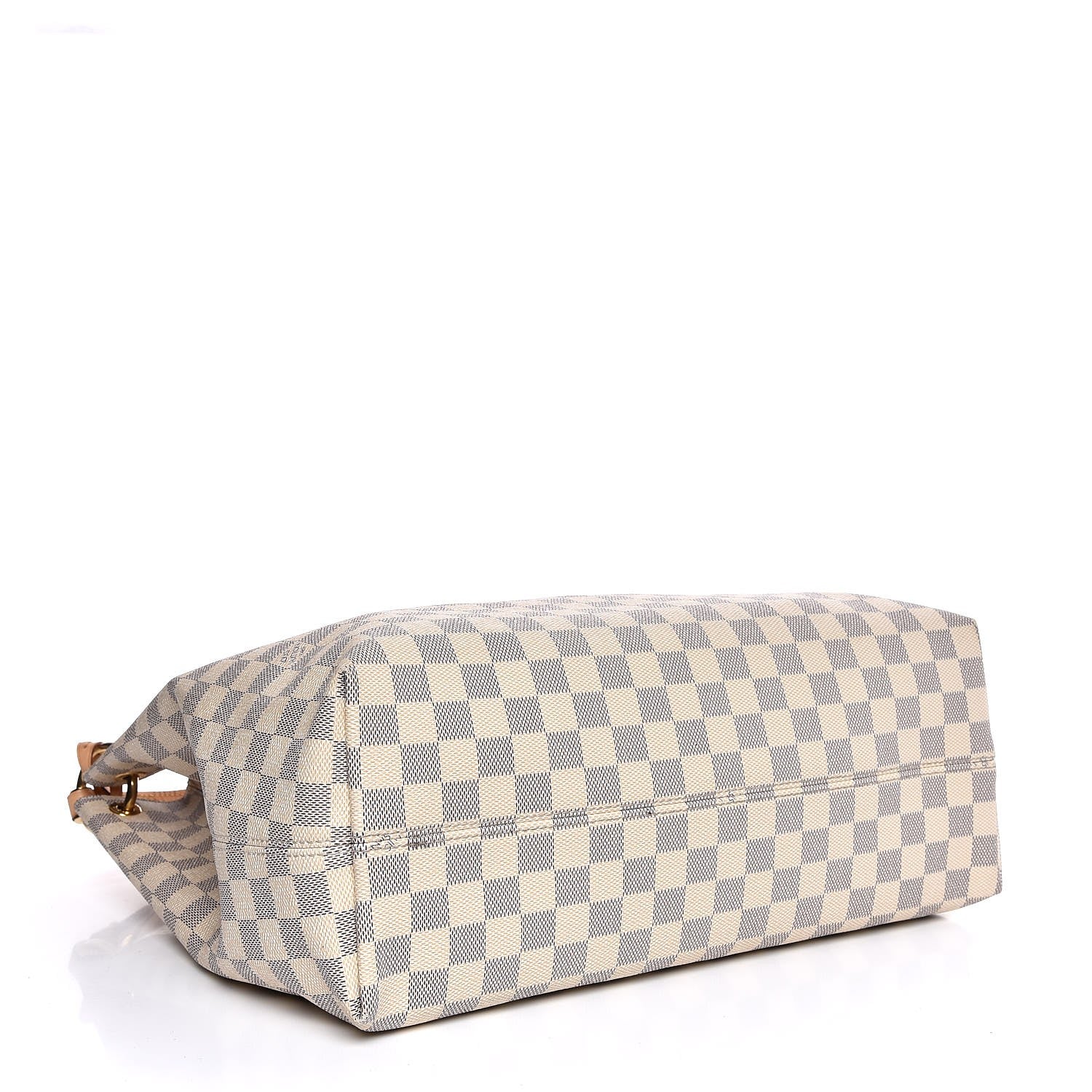 Louis Vuitton Damier Azur Graceful MM Rose Ballerine 4 of 9