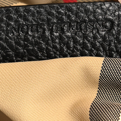Burberry Nylon Grained Calfskin Watson Diaper Bag Black 8 of 14