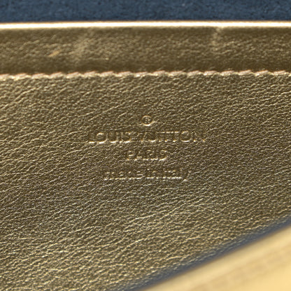 Louis Vuitton Metallic Lambskin Embossed Monogram Pochette Coussin Gold 8 of 9