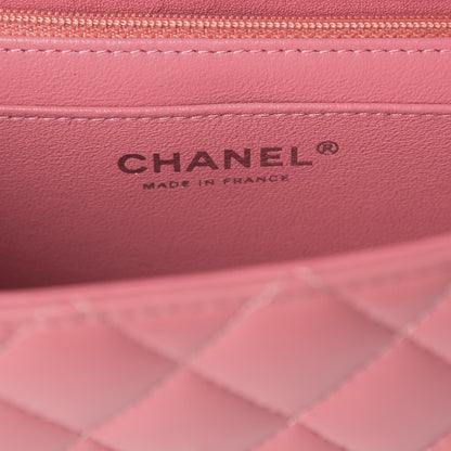 Chanel Caviar Quilted Mini Rectangular Flap Dark Pink 9 of 9