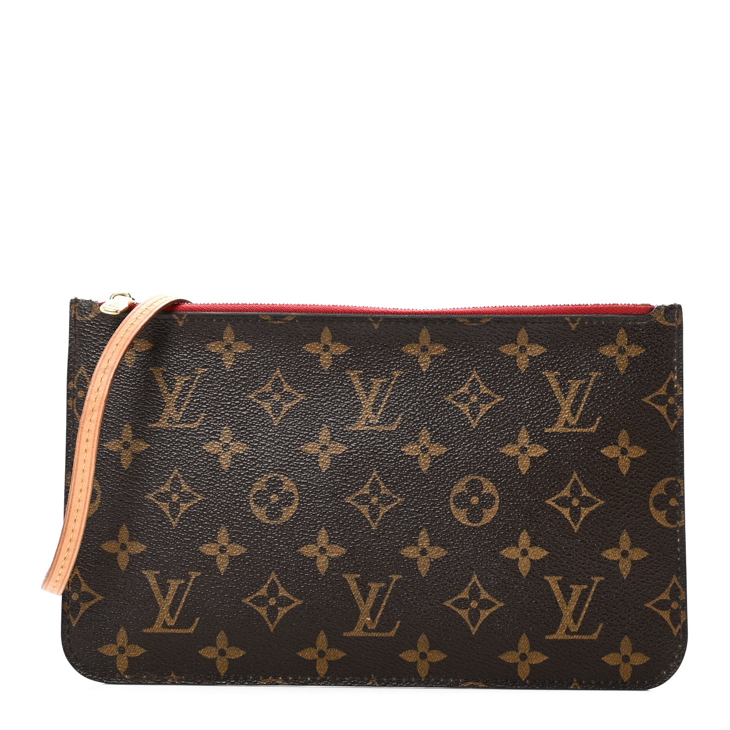 Louis Vuitton Monogram Neverfull MM GM Pochette Cherry 1 of 9