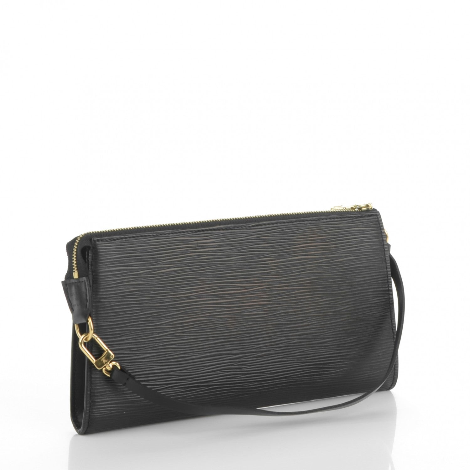 Louis Vuitton Epi Pochette Accessories 24 Black 3 of 7