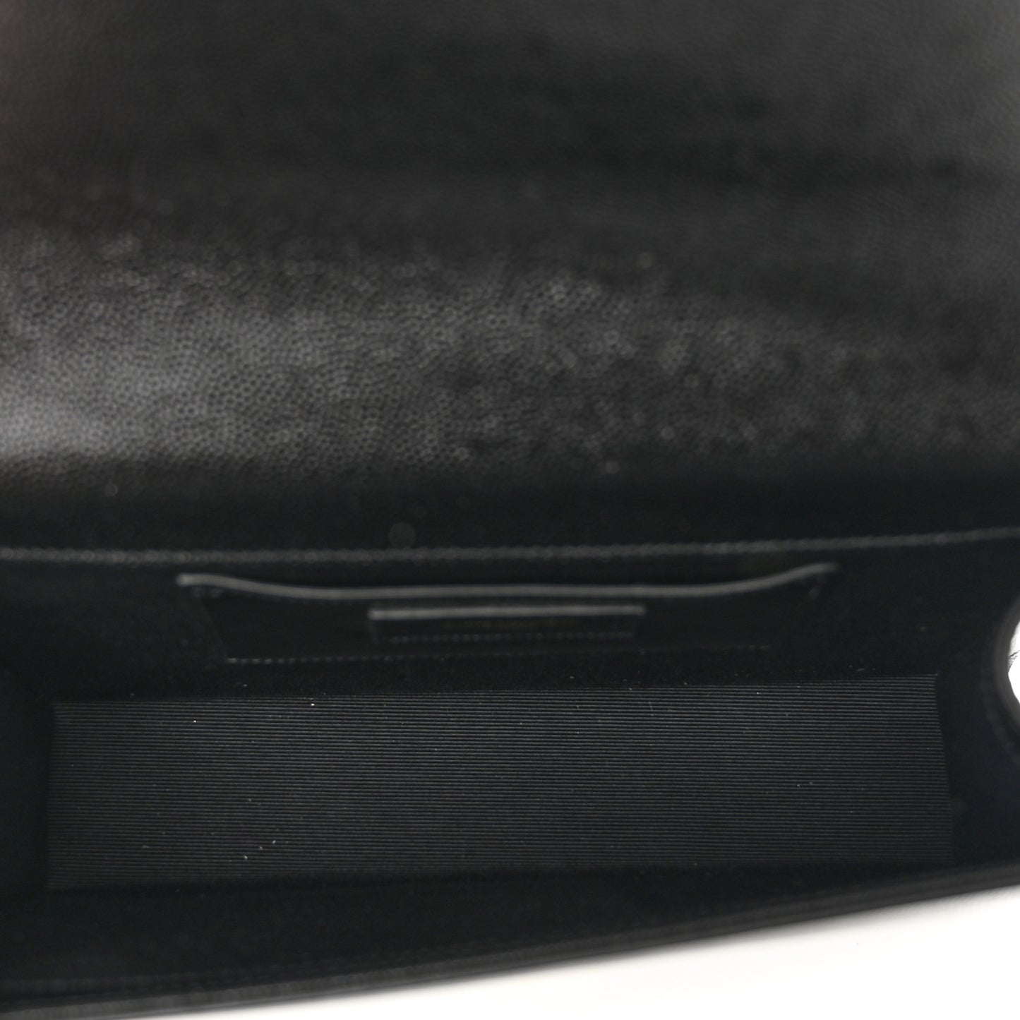 Grain De Poudre Medium Classic Monogram Kate Satchel Black