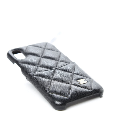 Chanel Caviar Quilted iPhone X Coco Tech Case Black 4 of 8