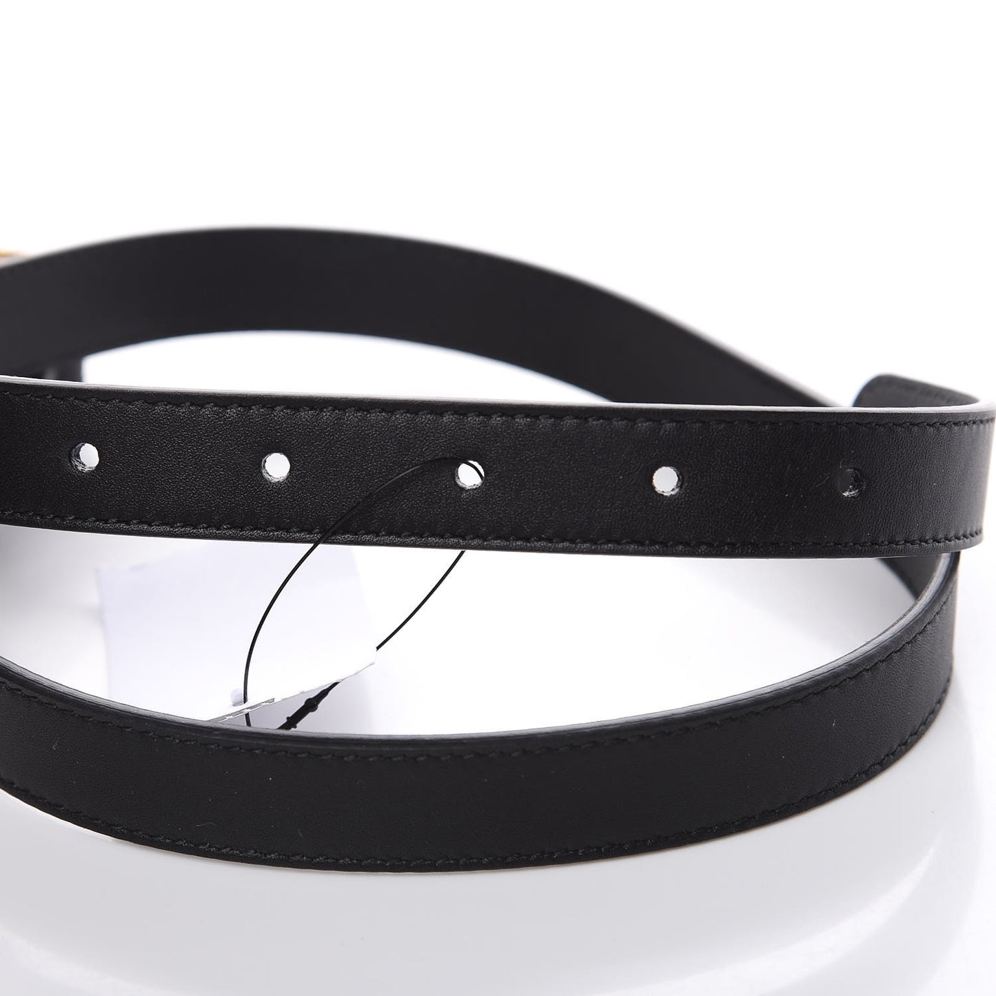 Calfskin Double G 20mm Belt 70 28 Black