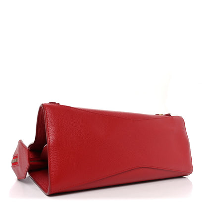 Balenciaga Grained Calfskin Neo Classic Gold Hardware S City Medium Red 4 of 10
