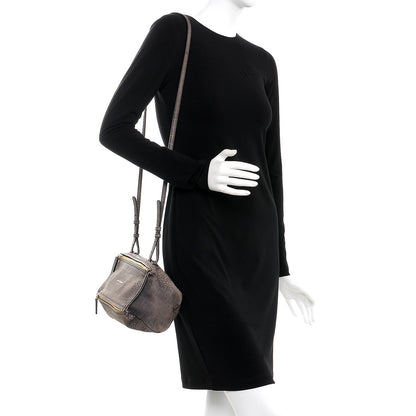 Givenchy Calfskin Crocodile Embossed Mini Pandora Grey 2 of 8