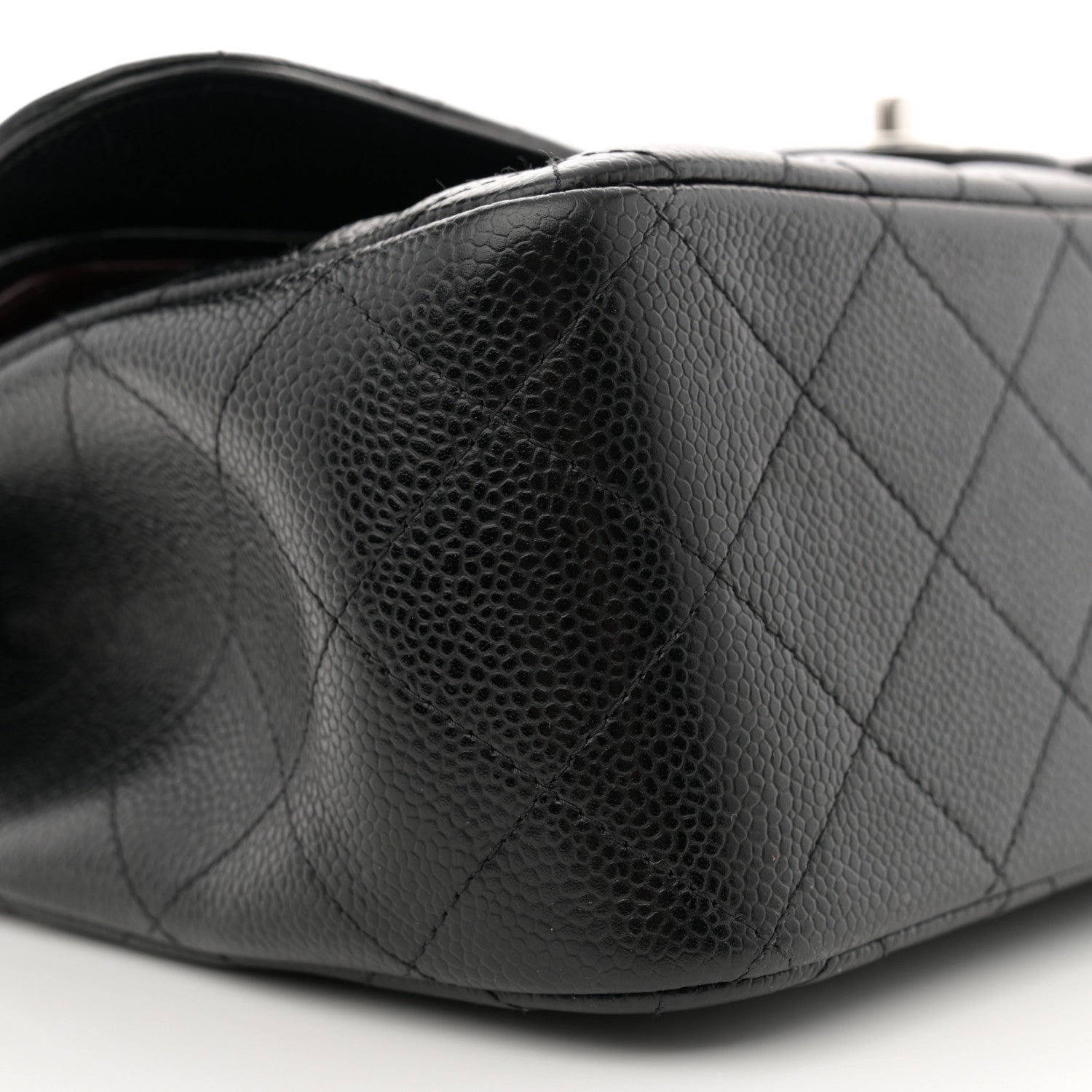 Chanel Caviar Quilted Jumbo Double Flap Black 9 of 15