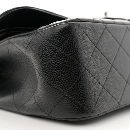 Chanel Caviar Quilted Jumbo Double Flap Black 9 of 15