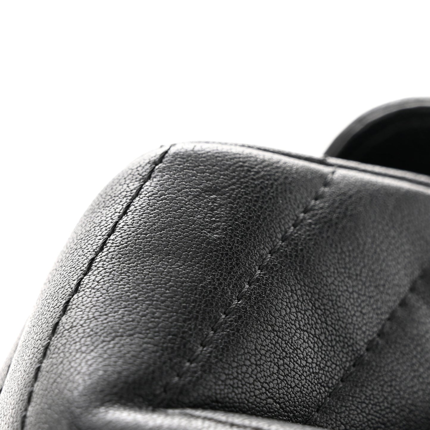 Sheepskin Chevron Quilted 2.55 Reissue 225 Double Flap So Black