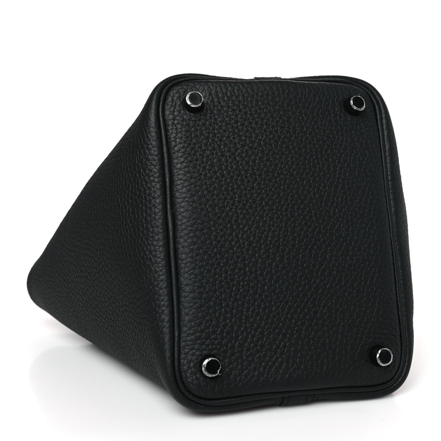 Hermes Taurillon Clemence Monochrome Picotin Lock 18 PM Black 3 of 9