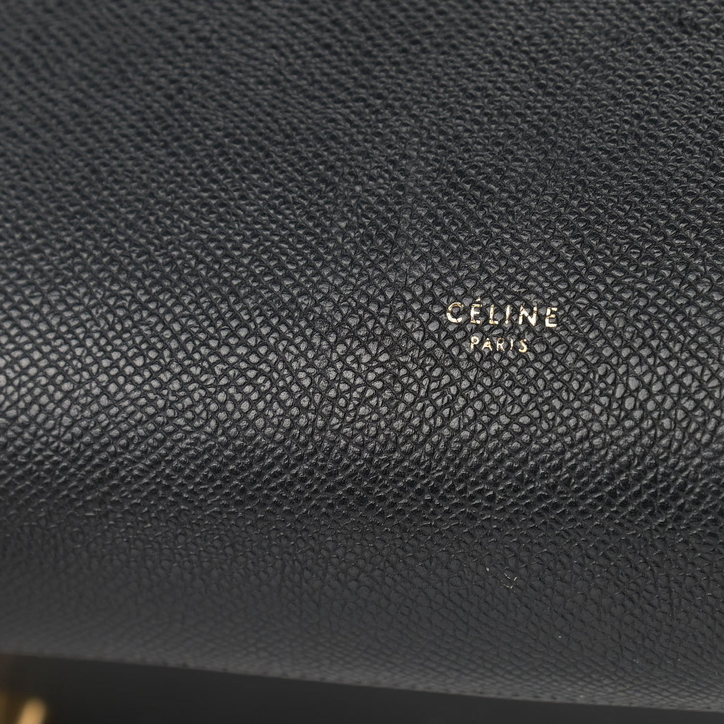 Grained Calfskin Mini Belt Bag Black