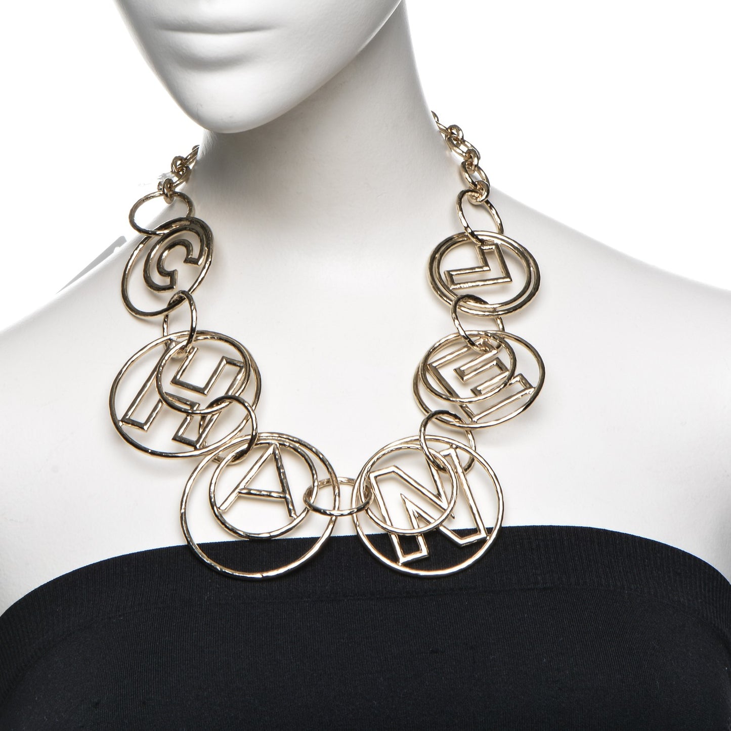 CC Logo Necklace Gold