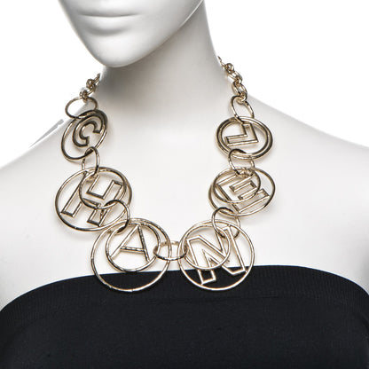 Chanel CC Logo Necklace Gold 2 of 5