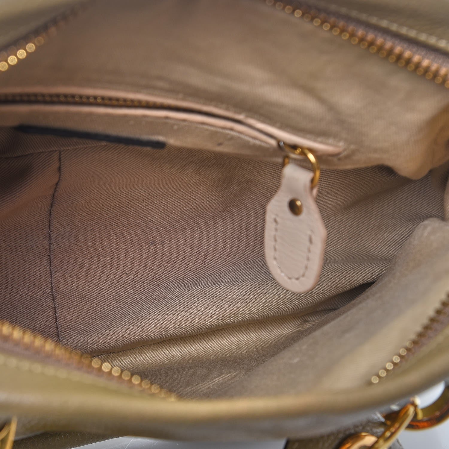 Chloe Calfskin Small Paraty Barbour Khaki 8 of 16
