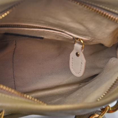 Chloe Calfskin Small Paraty Barbour Khaki 8 of 16