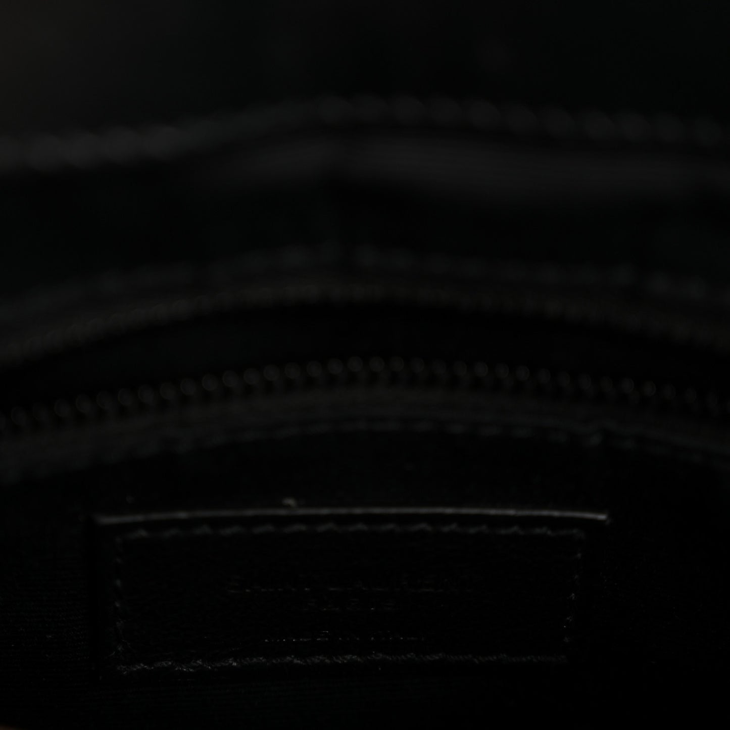 Calfskin Y Quilted Monogram Monochrome Medium Loulou Chain Satchel Black