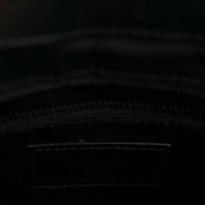 Saint Laurent Calfskin Y Quilted Monogram Monochrome Medium Loulou Chain Satchel Black 6 of 13