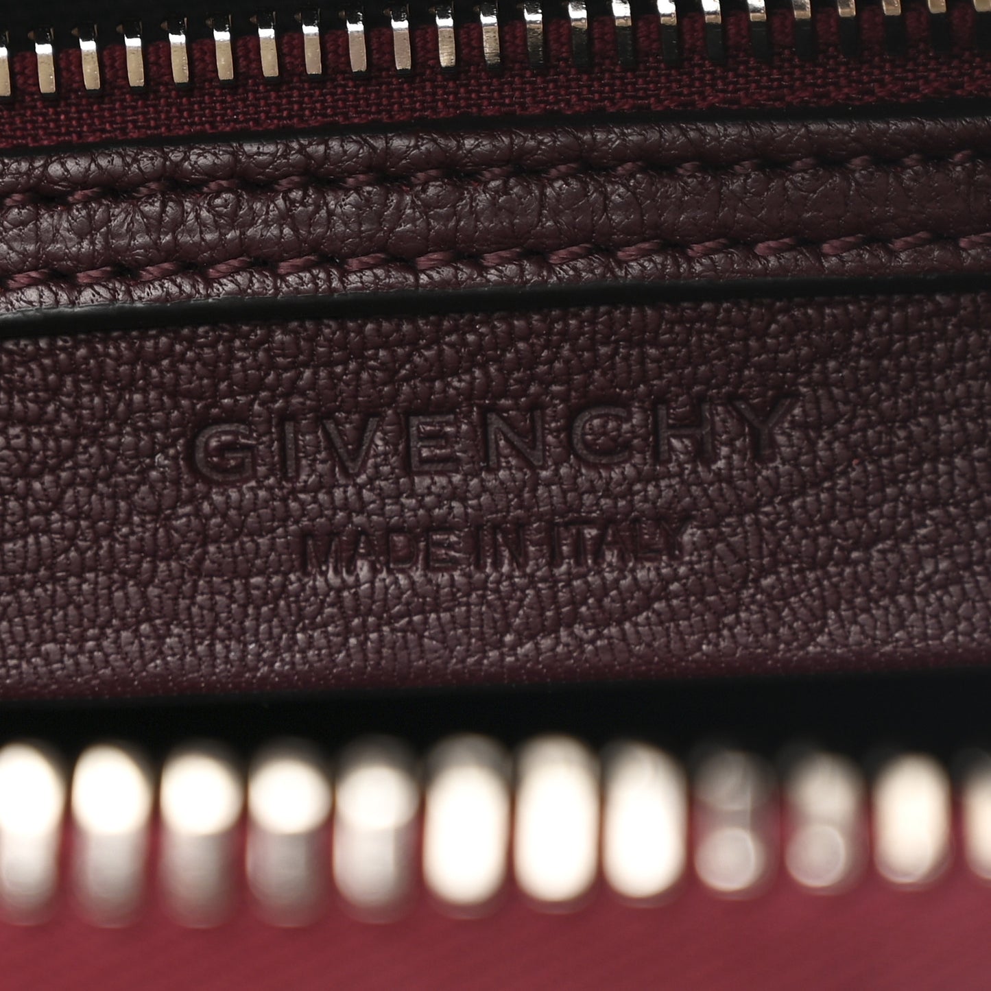 Sugar Goatskin Mini Antigona Oxblood