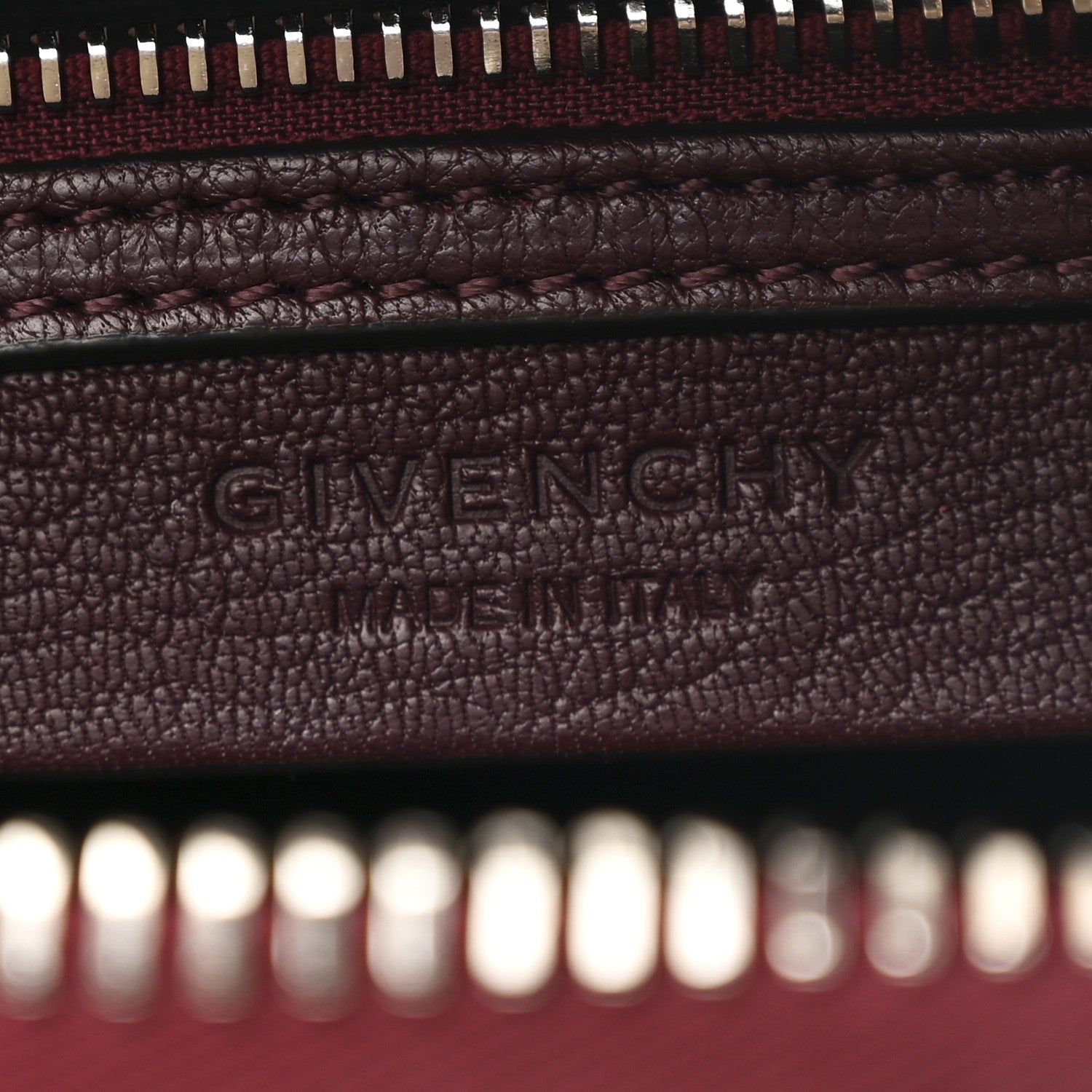 Givenchy Sugar Goatskin Mini Antigona Oxblood 6 of 11