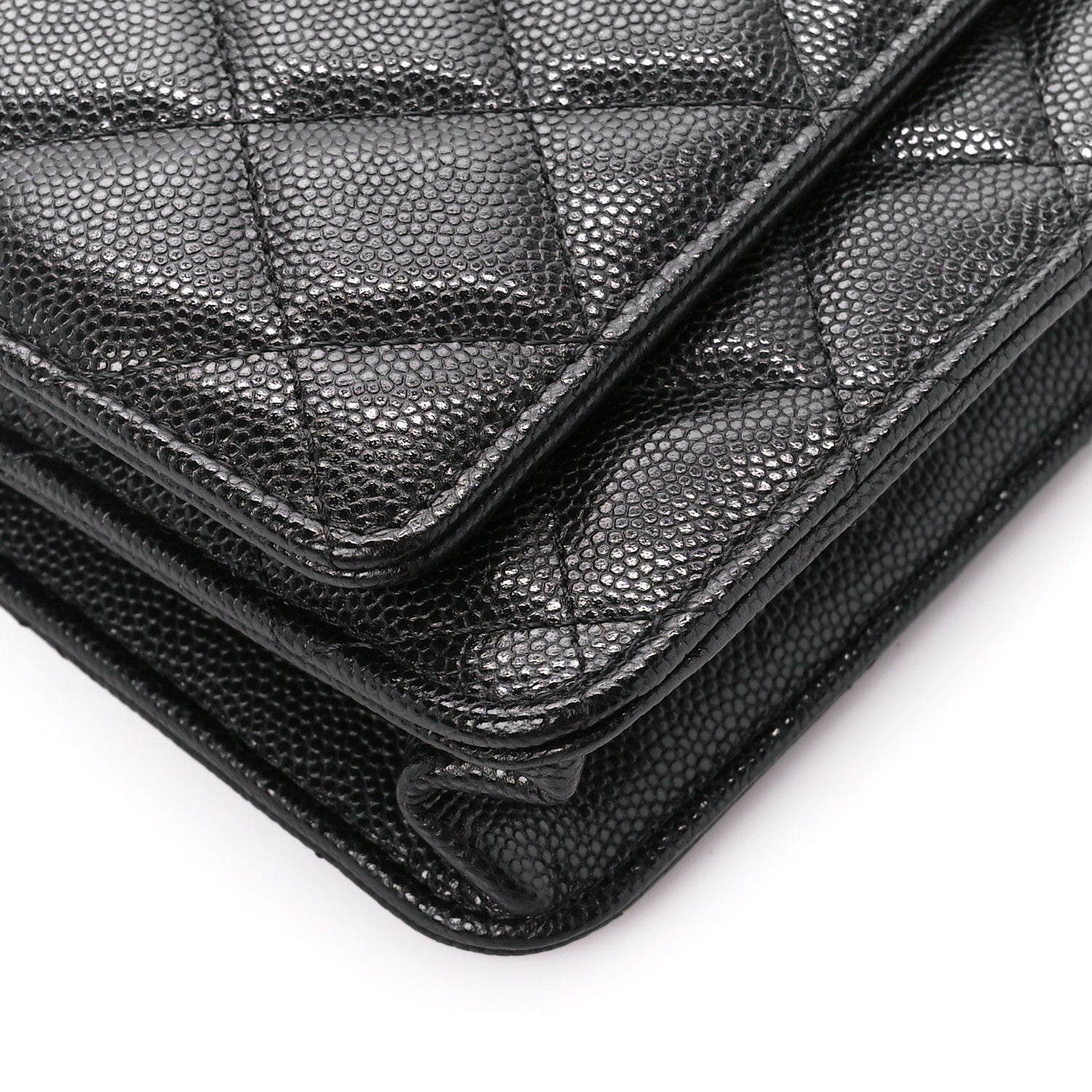 Chanel Caviar Quilted My Everything Wallet On Chain WOC Black 10 of 12