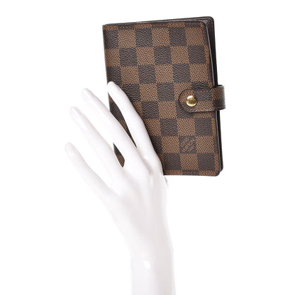 Louis Vuitton Damier Ebene Small Ring Agenda Cover 2 of 9