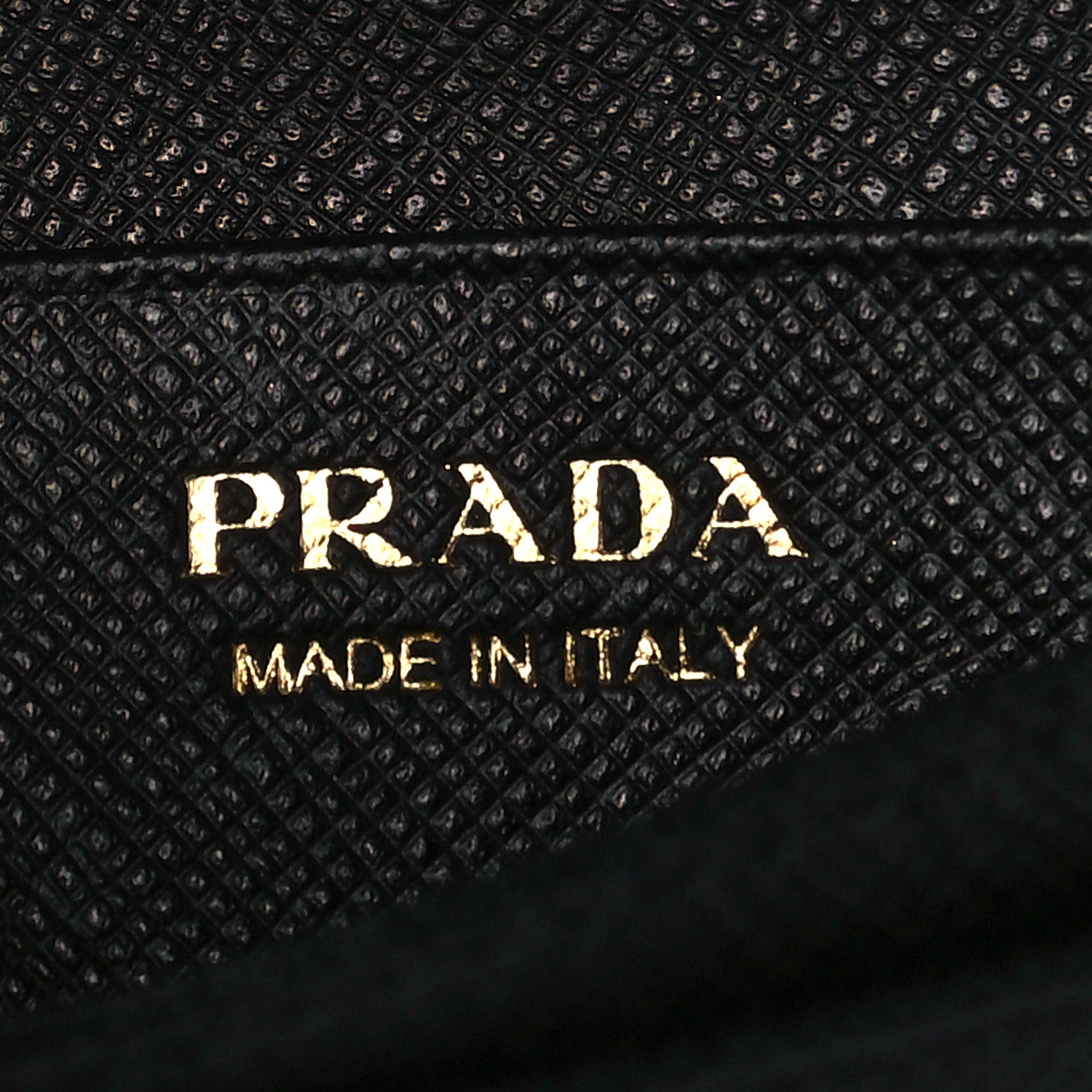 Prada Saffiano Oro Wallet Black 6 of 9