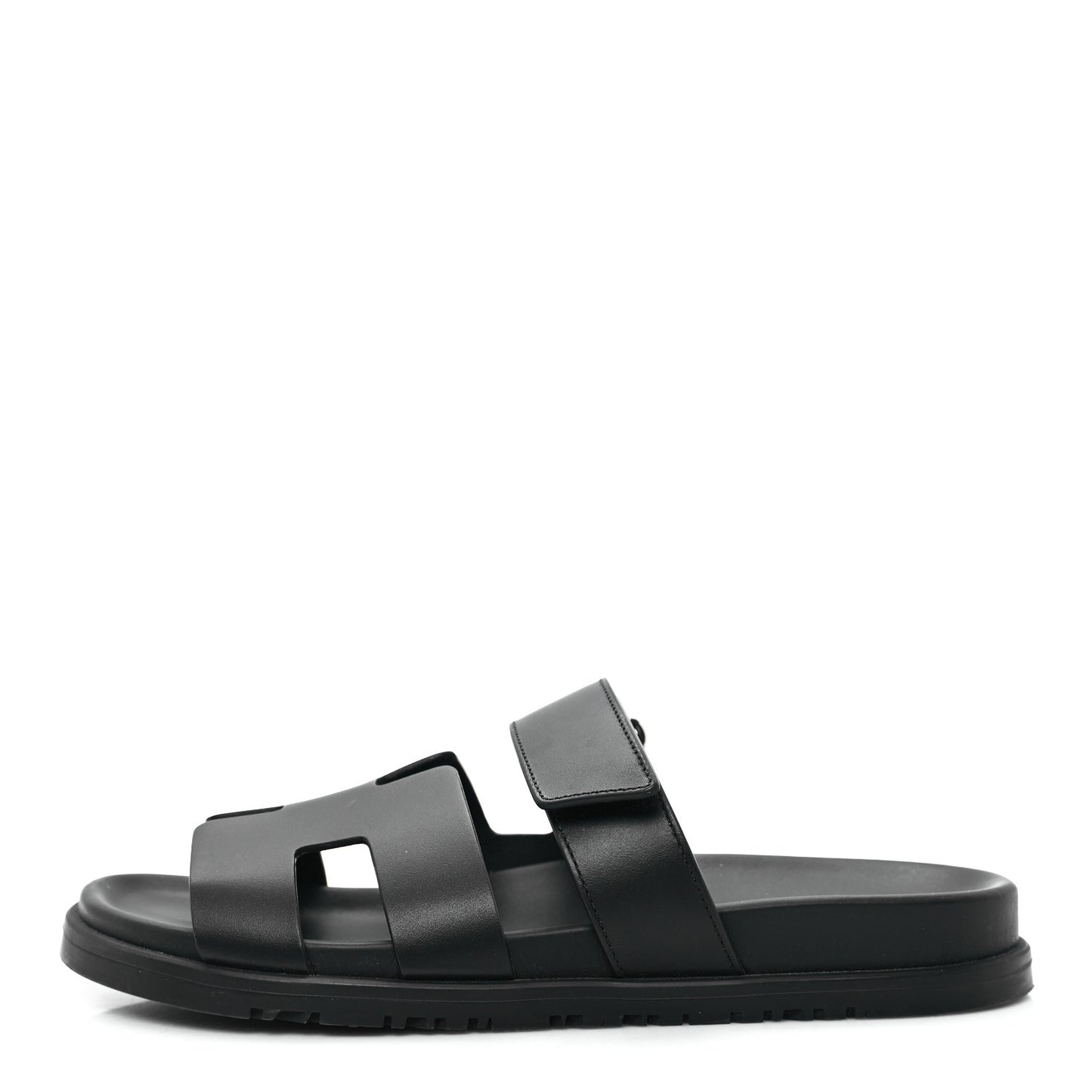 Calfskin Womens Chypre Sandals 38.5 Black
