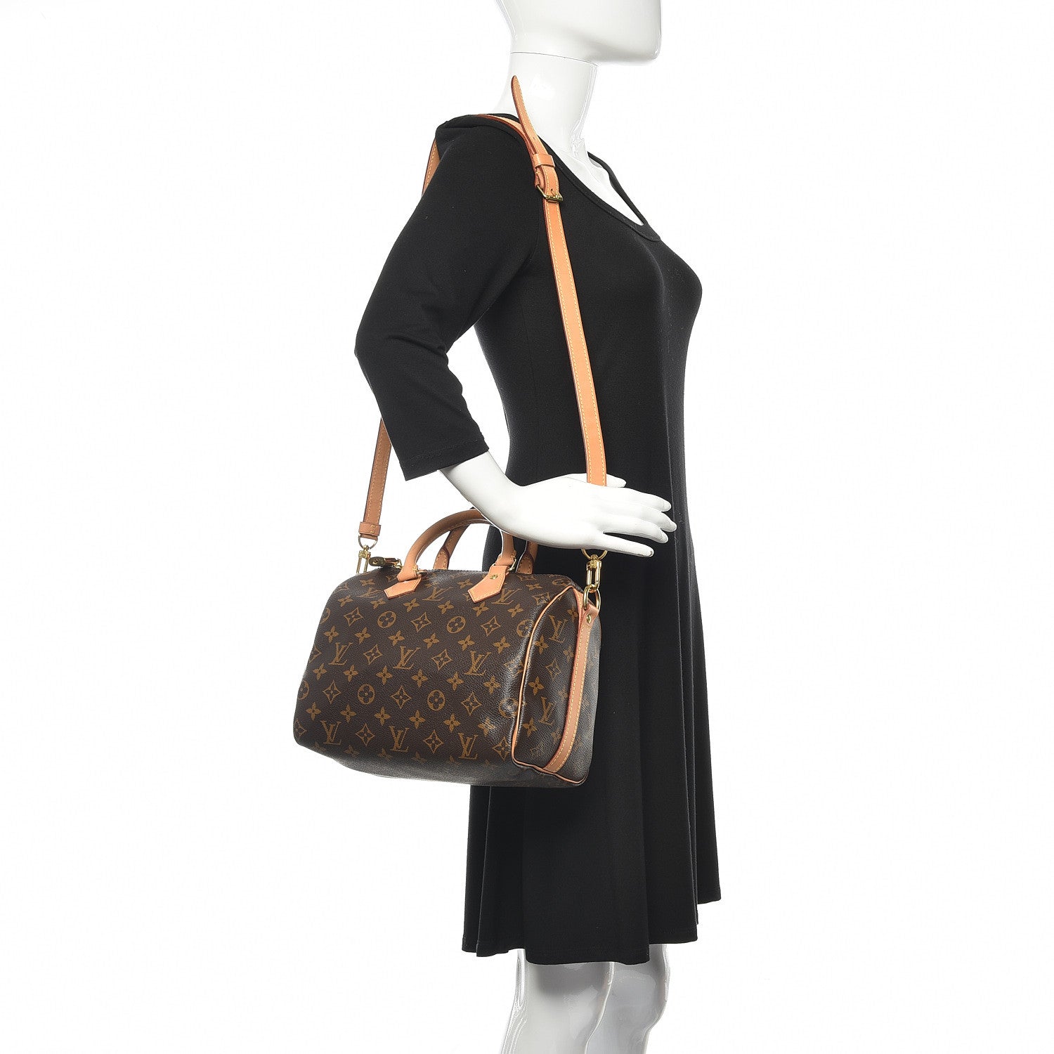 Louis Vuitton Monogram Speedy Bandouliere 25 2 of 14