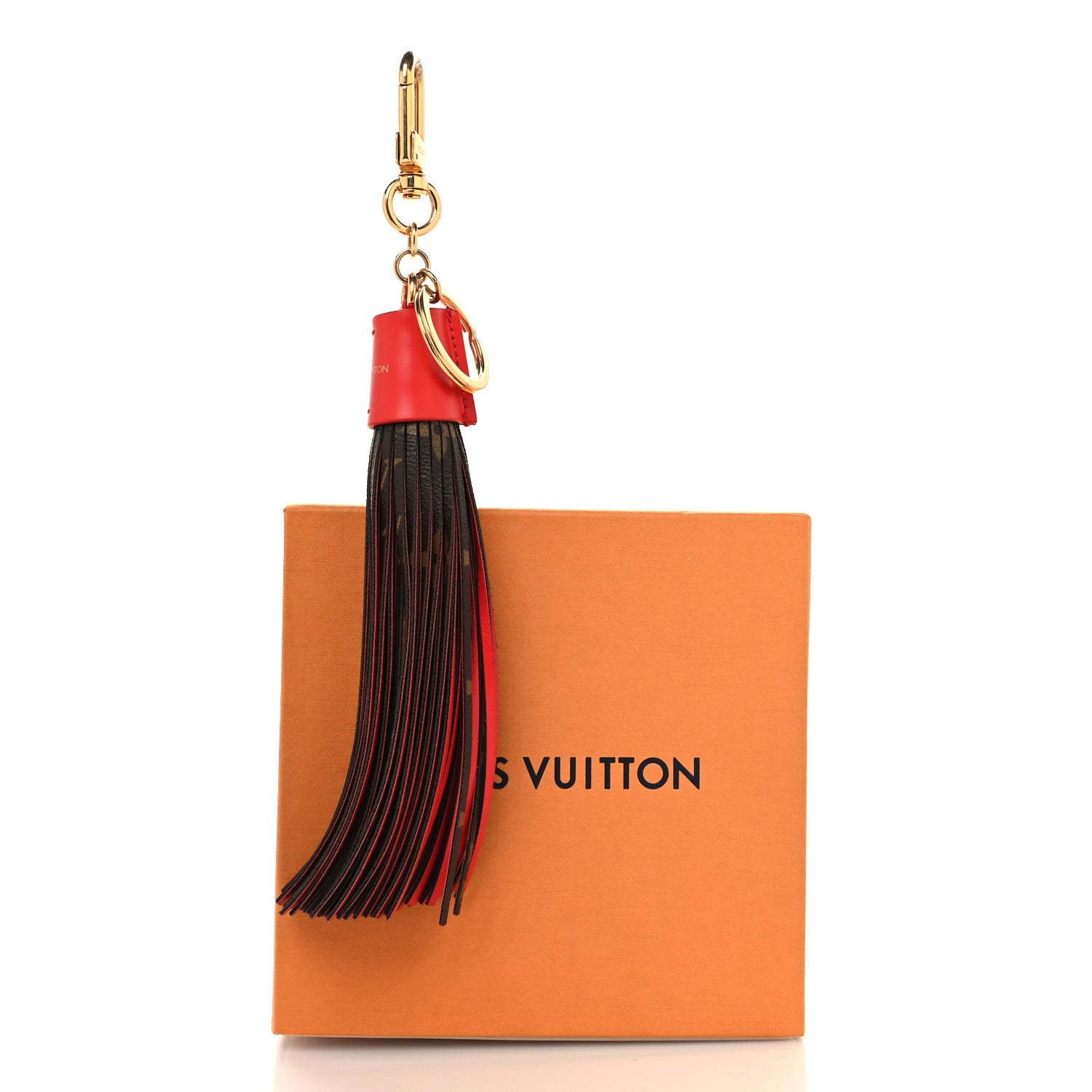 Louis Vuitton Monogram Tassel Bag Charm Red 6 of 6