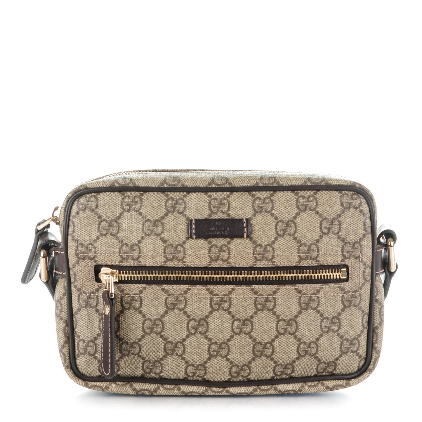 GG Plus Monogram Small Shoulder Bag Dark Brown