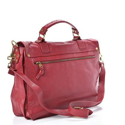 Proenza Schouler Lambskin Extra Large PS1 Satchel Chianti 3 of 17