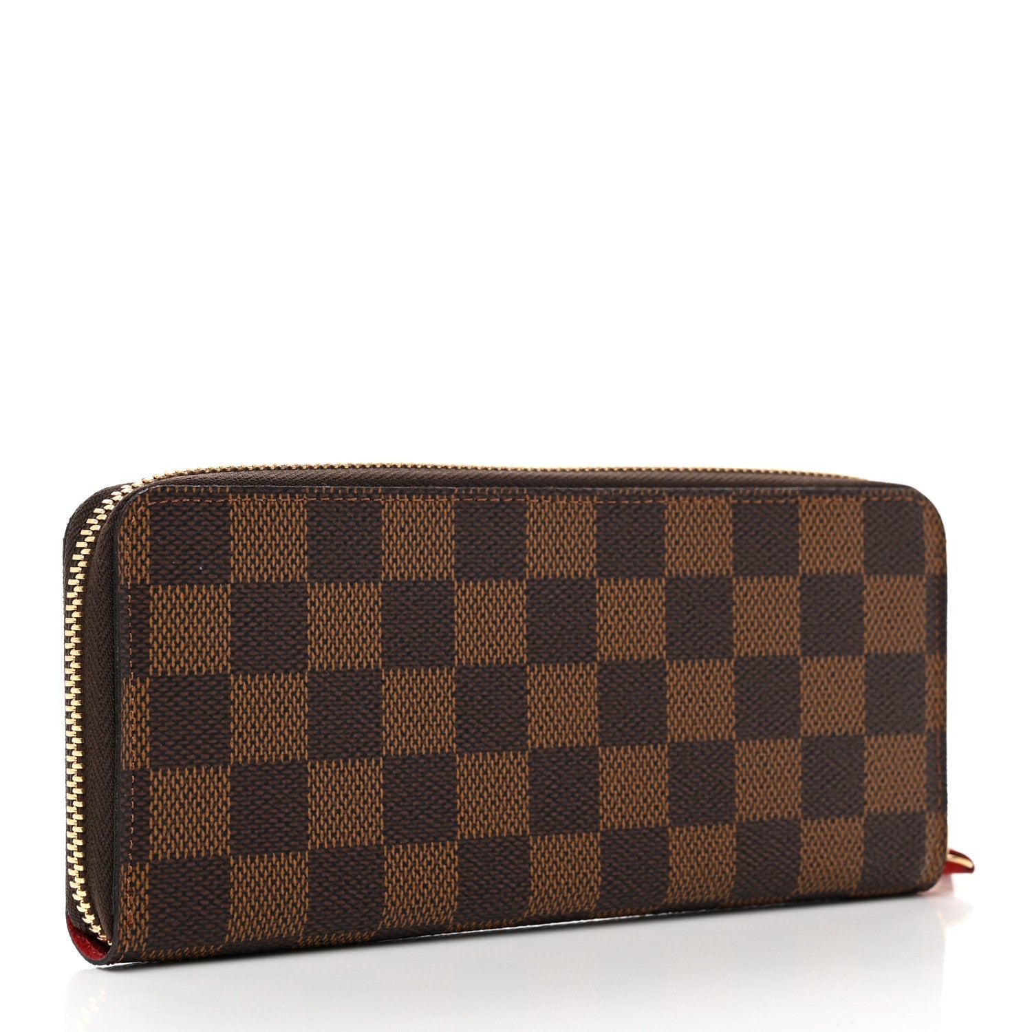 Louis Vuitton Damier Ebene Clemence Wallet Cherry 3 of 6