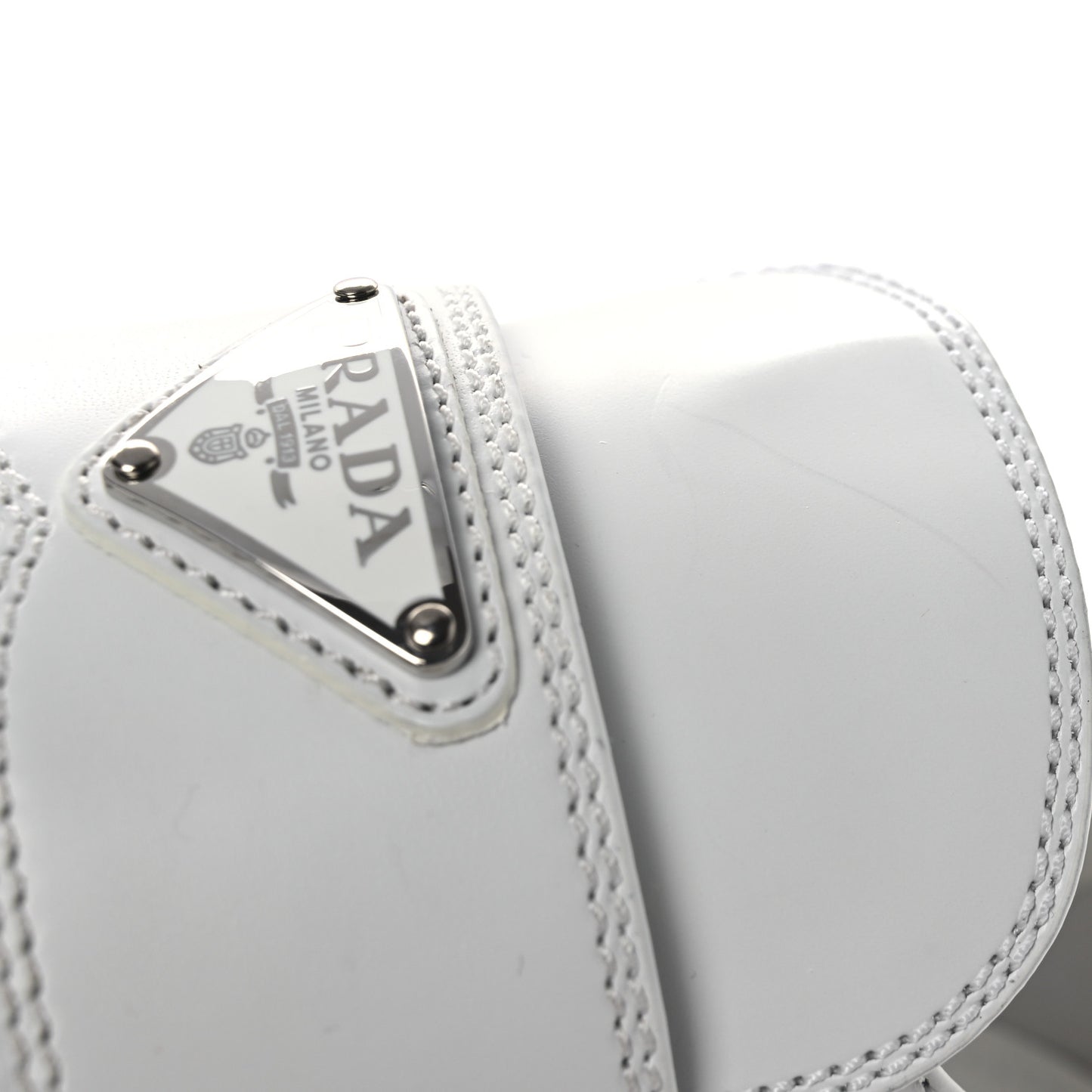 Spazzolato Triangle 50mm Loafers 41 White