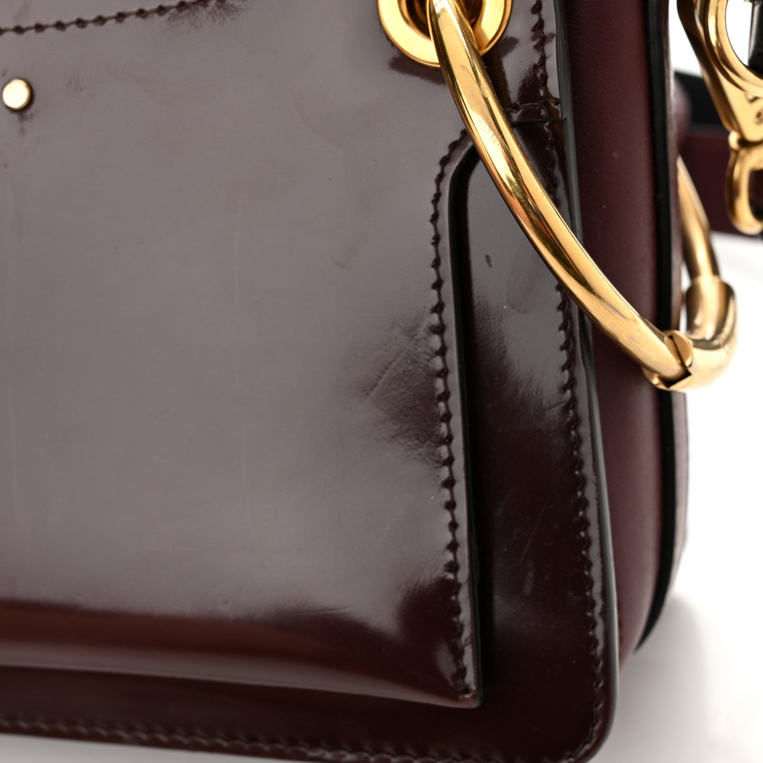 Chloe Patent Small Roy Bag 13 of 13