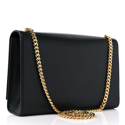 Saint Laurent Smooth Calfskin Medium Classic Monogram Kate Tassel Satchel Black 3 of 10