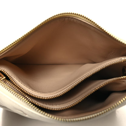 Louis Vuitton Lambskin Embossed Monogram Tricolor By The Pool Coussin BB Beige 7 of 11
