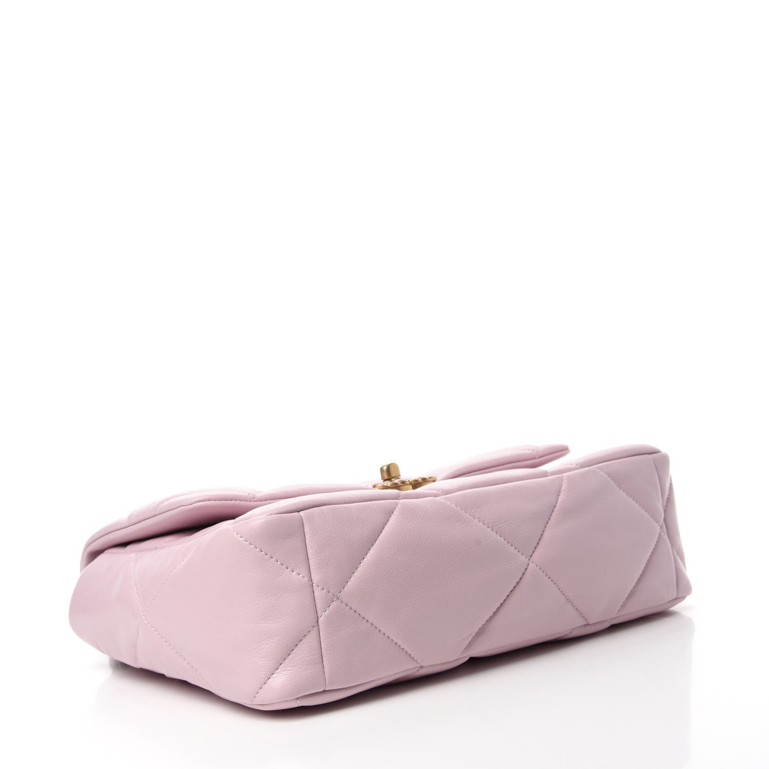Chanel Lambskin Quilted Large Chanel 19 Flap Light Pink 4 of 11