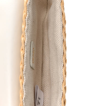 Prada Midollino City Calfskin Mini Bag Naturale White 5 of 11