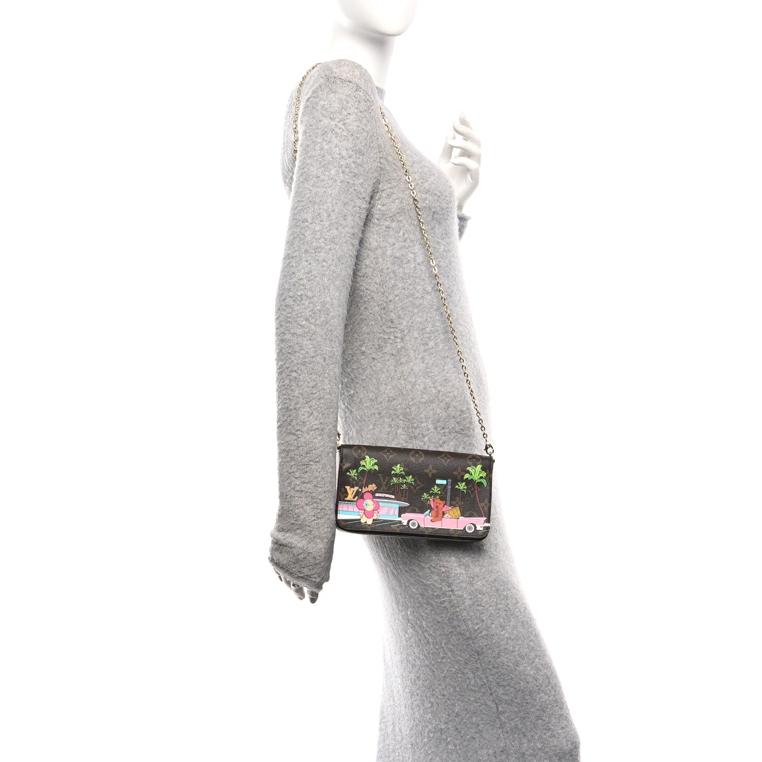 Louis Vuitton Monogram 2021 Christmas Animation Hollywood Pochette