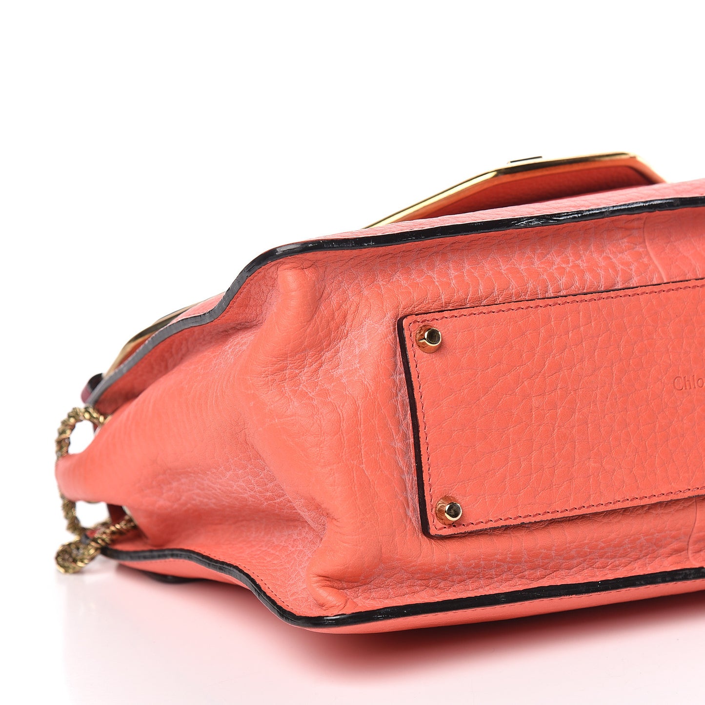 Grained Calfskin Medium Sally Flap Bag Cyclamen Lipstick