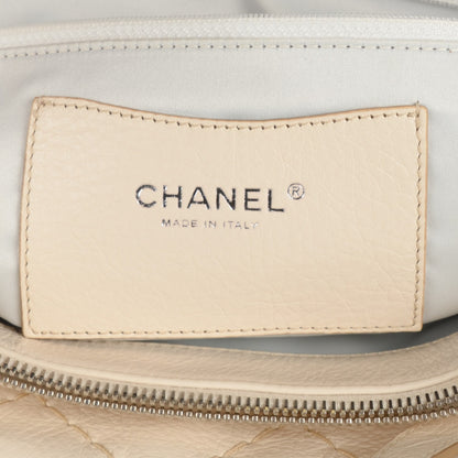 Chanel Glazed Calfskin Large On The Road Tote Beige Clair 7 of 7